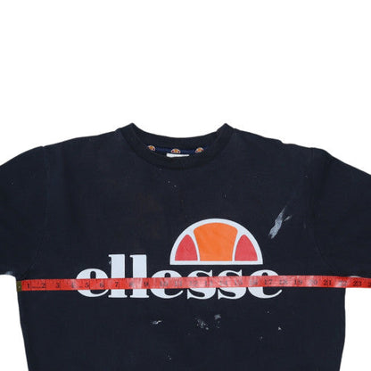 Womens UK Size 12 ellesse Black Pullover Sweatshirt