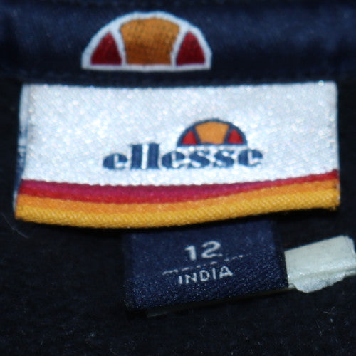 Womens UK Size 12 ellesse Black Pullover Sweatshirt