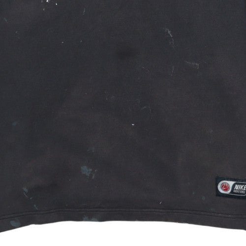 Mens UK Size L Nike Black Pullover Sweatshirt