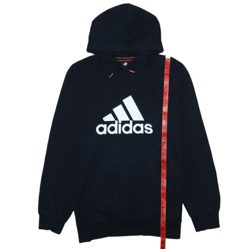 Mens UK Size M adidas Black Pullover Hoodie