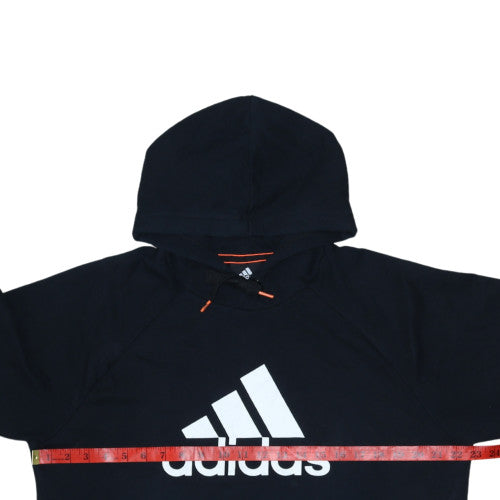 Mens UK Size M adidas Black Pullover Hoodie