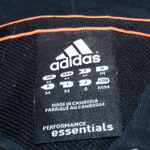 Mens UK Size M adidas Black Pullover Hoodie
