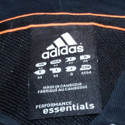 Mens UK Size M adidas Black Pullover Hoodie