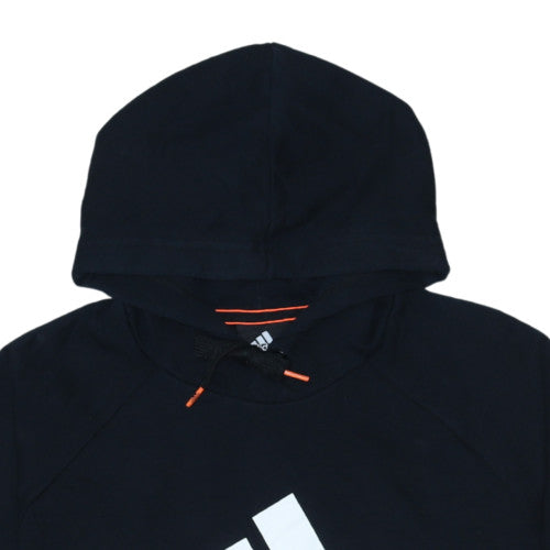 Mens UK Size M adidas Black Pullover Hoodie