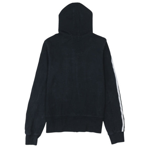 Womens UK Size 12 adidas Black Full Zip Hoodie