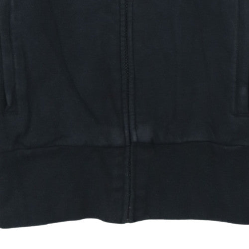 Womens UK Size 12 adidas Black Full Zip Hoodie