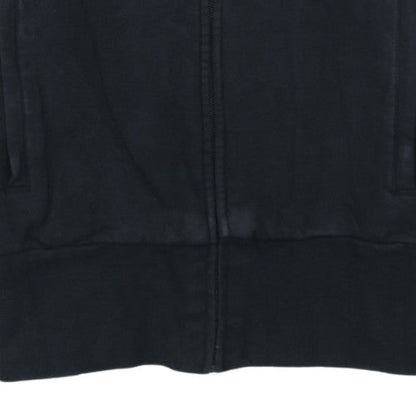 Womens UK Size 12 adidas Black Full Zip Hoodie
