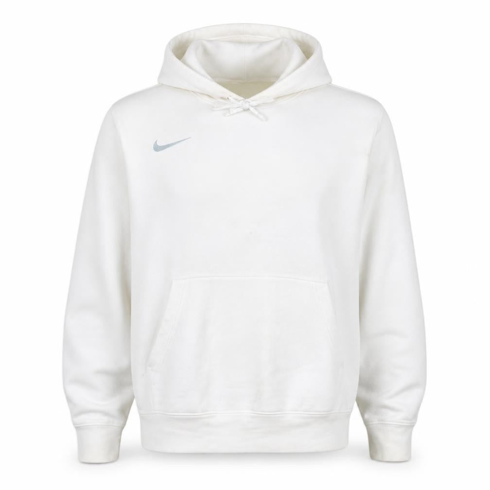 Mens UK Size L Nike White Pullover Hoodie