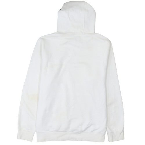 Mens UK Size L Nike White Pullover Hoodie