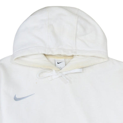 Mens UK Size L Nike White Pullover Hoodie