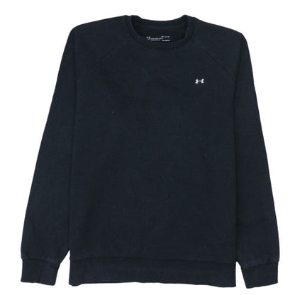 Mens UK Size M Under armour Black Pullover Sweatshirt