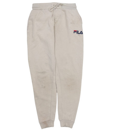 Mens UK Size S FILA Regular Fit Jogger Beige Trousers