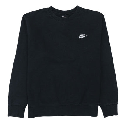 Womens UK Size L Nike Black Pullover Sweatshirt