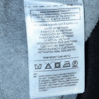 Mens UK Size XS adidas Grey Full Zip Hoodie