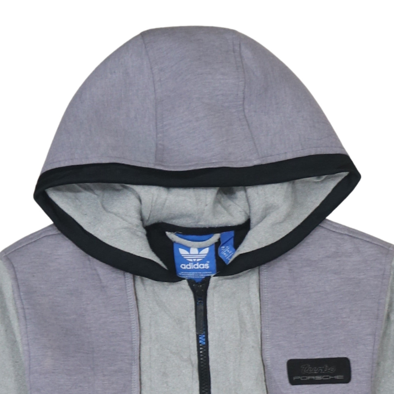 Mens UK Size XS adidas Grey Full Zip Hoodie