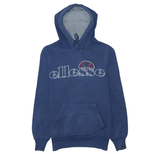 Mens UK Size XS ellesse Blue Pullover Hoodie