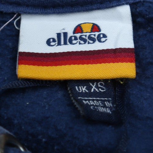 Mens UK Size XS ellesse Blue Pullover Hoodie