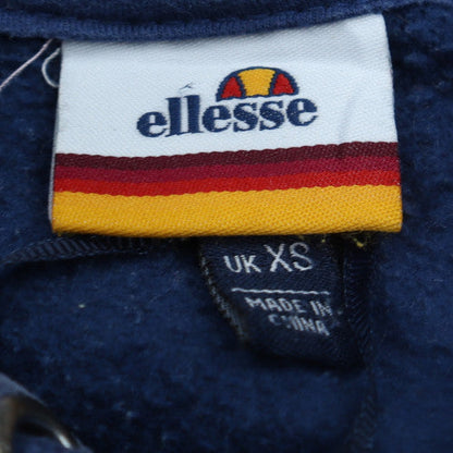 Mens UK Size XS ellesse Blue Pullover Hoodie