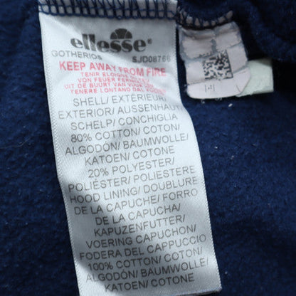 Mens UK Size XS ellesse Blue Pullover Hoodie