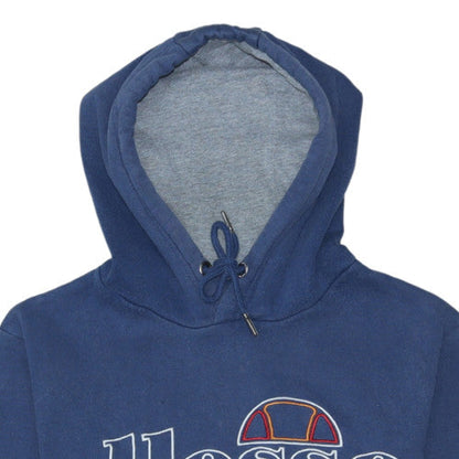 Mens UK Size XS ellesse Blue Pullover Hoodie
