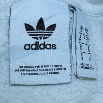Mens UK Size S adidas Blue Pullover Sweatshirt