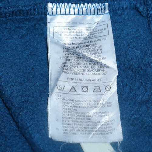 Mens UK Size S adidas Blue Pullover Sweatshirt