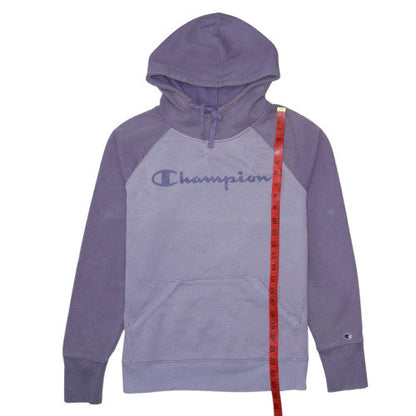 Womens UK Size M Champion Purple Pullover Hoodie