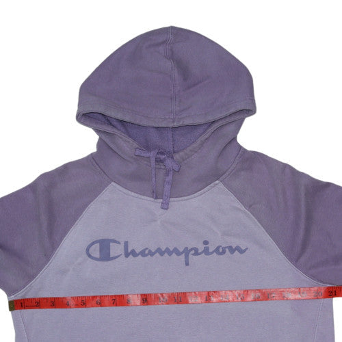 Womens UK Size M Champion Purple Pullover Hoodie