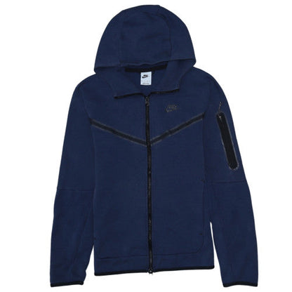 Mens UK Size XS Nike Blue Full Zip Hoodie