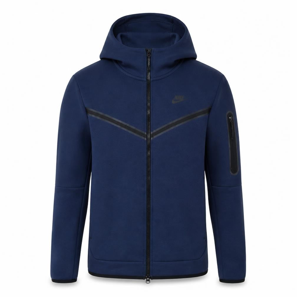 Mens UK Size XS Nike Blue Full Zip Hoodie