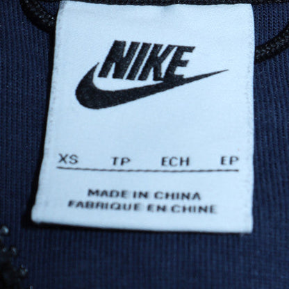 Mens UK Size XS Nike Blue Full Zip Hoodie