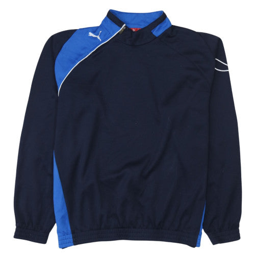 Mens UK Size L PUMA Blue Pullover Sweatshirt