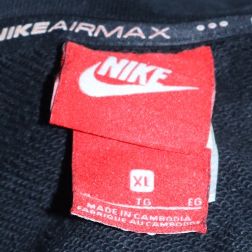 Mens UK Size XL Nike Black Full Zip Hoodie