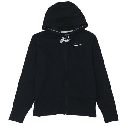 Womens UK Size M Nike Black Full Zip Hoodie