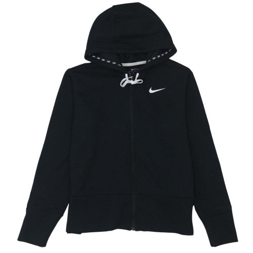 Womens UK Size M Nike Black Full Zip Hoodie