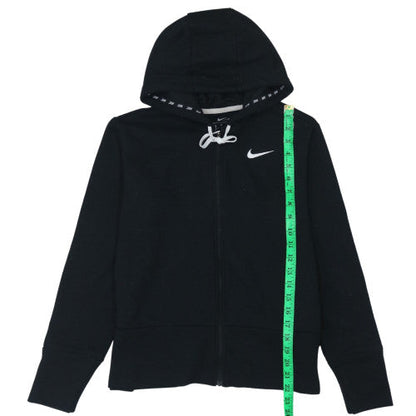 Womens UK Size M Nike Black Full Zip Hoodie