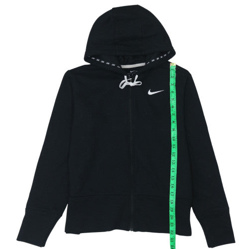 Womens UK Size M Nike Black Full Zip Hoodie