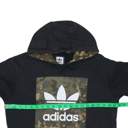 Mens UK Size S adidas Black Pullover Hoodie