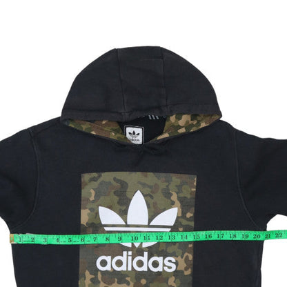 Mens UK Size S adidas Black Pullover Hoodie