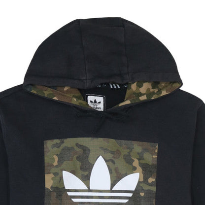 Mens UK Size S adidas Black Pullover Hoodie