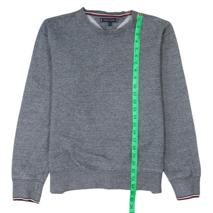 Mens UK Size M Tommy Hilfiger Grey Pullover Sweatshirt