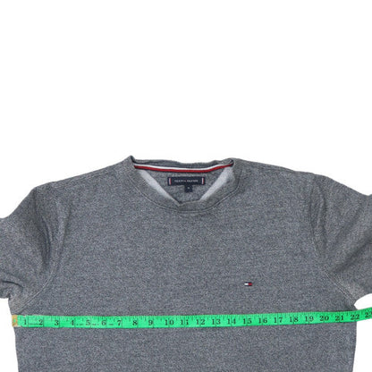 Mens UK Size M Tommy Hilfiger Grey Pullover Sweatshirt