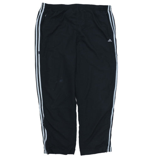 Mens UK Size 2XL adidas Regular Fit Track Pants Black Trousers