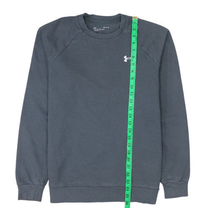 Mens UK Size S Under armour Grey Pullover Sweatshirt