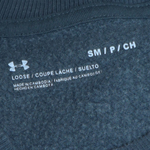 Mens UK Size S Under armour Grey Pullover Sweatshirt