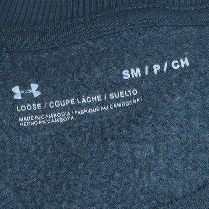 Mens UK Size S Under armour Grey Pullover Sweatshirt
