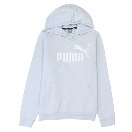 Womens UK Size XL PUMA Blue Pullover Hoodie