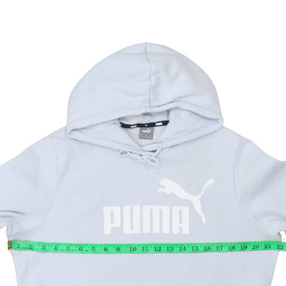 Womens UK Size XL PUMA Blue Pullover Hoodie
