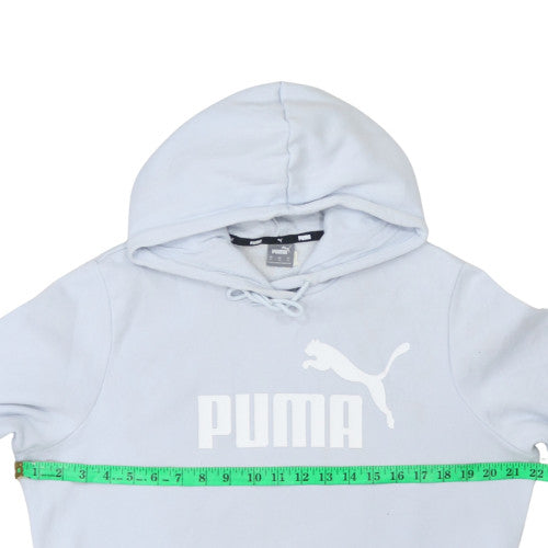 Womens UK Size XL PUMA Blue Pullover Hoodie