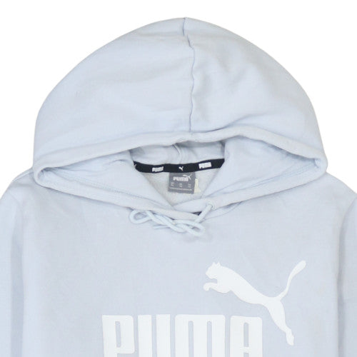 Womens UK Size XL PUMA Blue Pullover Hoodie